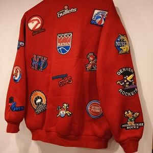 Red NBA Team Logo Jacket